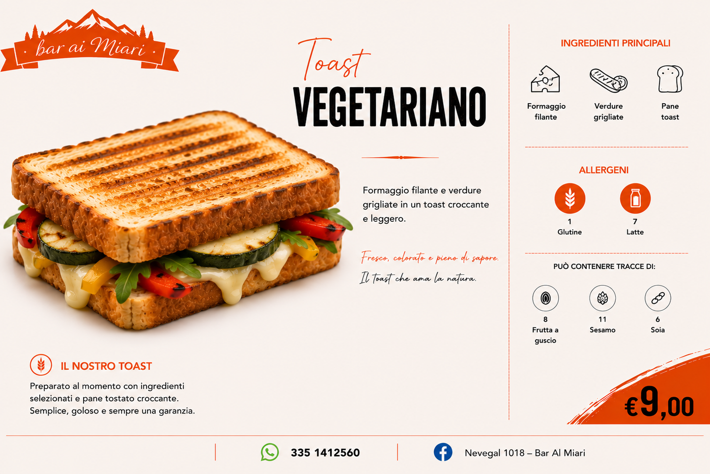 BIG TOAST VEGETARIANO