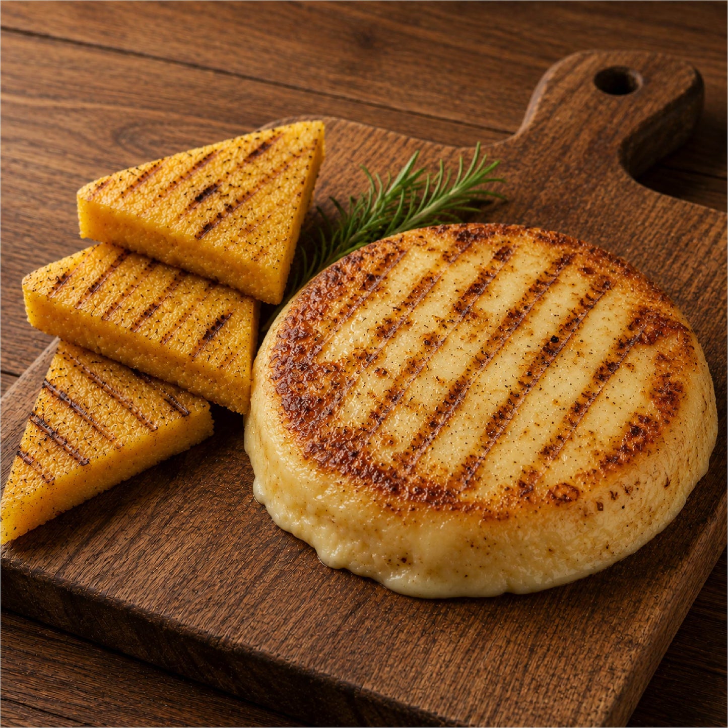 FORMGGIO ALLA PIASTRA E POLENTA
