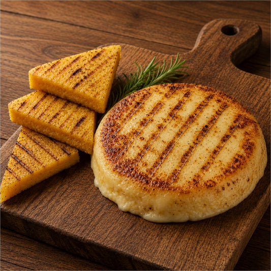 FORMGGIO ALLA PIASTRA E POLENTA