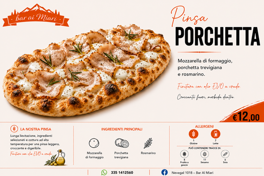 PINSA PORCHETTA DI TREVISO