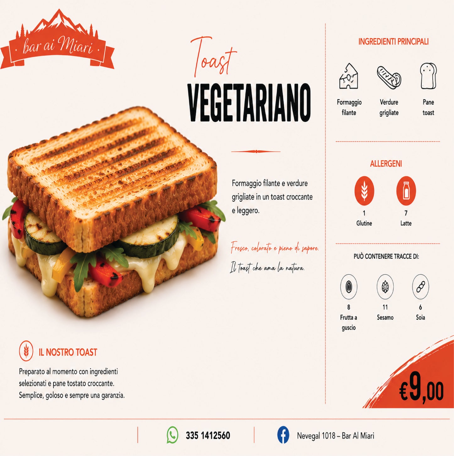 BIG TOAST VEGETARIANO